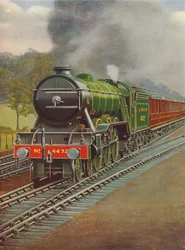 Der Flying Scotsman passiert Hadley Wood, L.N.E.R., 1926