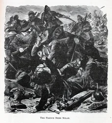 Die Franzosen erobern Mailand, 1882