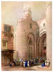 Das Tor von El Metwalli, Kairo, Ägypten, um 1829 1956