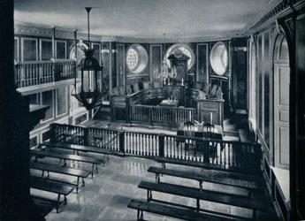Der General Court im Kapitol von Williamsburg
