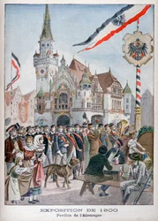 Der deutsche Pavillon auf der Weltausstellung 1900, Paris, 1900
