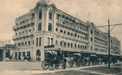 Das Grand Hotel, Kalkutta, um 1920