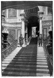 Die große Treppe, Buckingham Palace, London, 1900