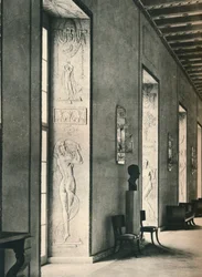 Die Große Galerie im Stockholmer Rathaus, 1925