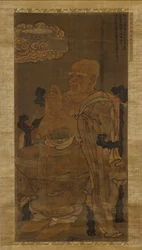 Der große Luohan, der ehrwürdige Siebzehnte, 1345