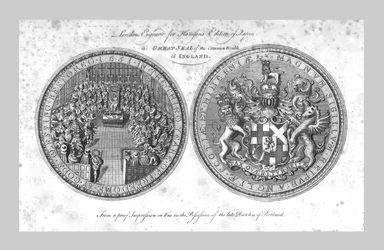Das große Siegel des Commonwealth von England, 1785