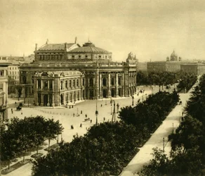 Das Kaiserliche Hoftheater, Wien, Österreich, um 1935