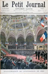 Die Eröffnung der Weltausstellung von 1900