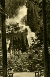 Die Krimmler Wasserfälle, Nationalpark Hohe Tauern, Österreich, um 1935