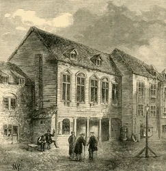 Das Marshalsea-Gefängnis im achtzehnten Jahrhundert