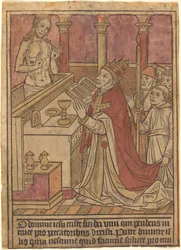 Die Messe des Heiligen Gregor [recto]