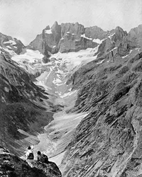 Die Meije, die Alpen, frühes 20. Jahrhundert