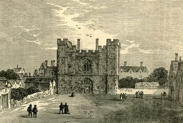 Das Kloster St. Johannes von Jerusalem, Clerkenwell - Das Tor von Westen