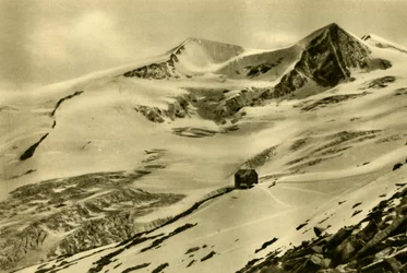 Die Neue Prager Hütte, Großvenediger, Tirol, Österreich