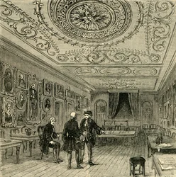 Das alte Zimmer bei Evans, 1881