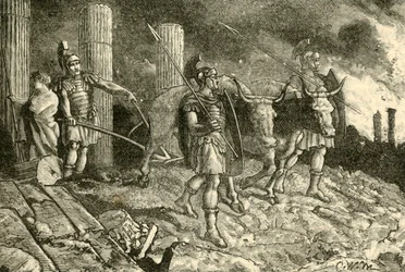 Der Pflug über die Stätte von Karthago, 1890