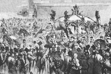 Die Prozession nach Westminster, 31. Januar 1856, 1901