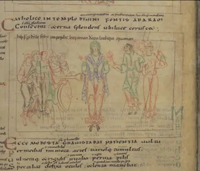 Die Psychomachia von Prudentius, 11. Jahrhundert