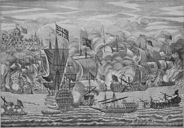 Die Entlastung von Gibraltar, um 1710