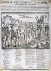 Die Rückkehr von General Ramorino, 1831