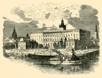 Das Königliche Schloss, Stockholm, 1890