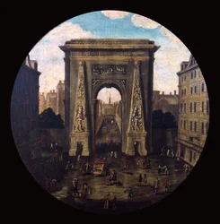 Das Saint-Denis-Tor, Paris, 17. Jahrhundert