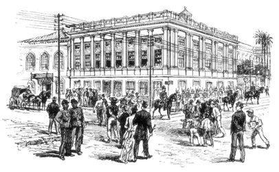 Das Senatshaus, Rio de Janeiro, Brasilien, 1892