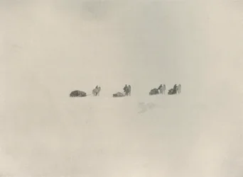 Die Südgruppe marschiert ins weiße Unbekannte, 1908, 1909