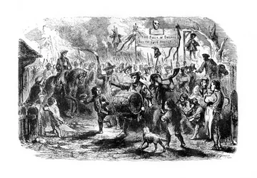 Die Stempelaufstände von New York, ca. 1765, 1872
