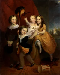 Die Stephens-Kinder, ca. 1845