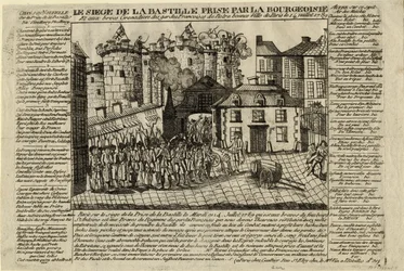 Der Sturm auf die Bastille am 14. Juli 1789, 1789