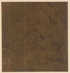 Der tränenreiche Abschied von Su Wu und Li Ling, Ming-Dynastie, 1368-1644