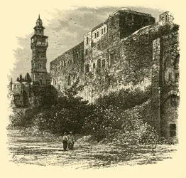 Der Turm von Antonia, Jerusalem, 1890