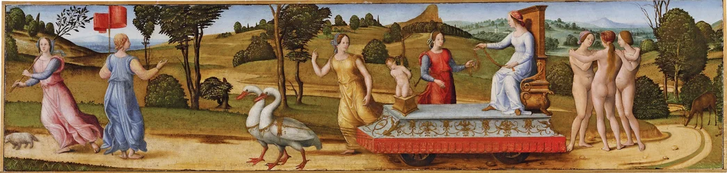 Der Triumph der Keuschheit, ca. 1500