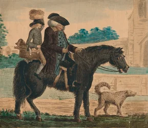 Der triumphale Einzug eines Peck-Laibs in Grandchester, ca. 1787