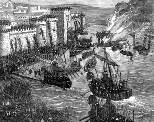 Der Wikingerangriff auf Paris, 885 1882-1884