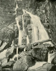 Die Wellington-Fälle, Mount Wellington, 1901