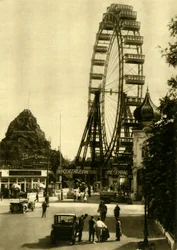 Das Wiener Riesenrad, Wien, Österreich, ca. 1935
