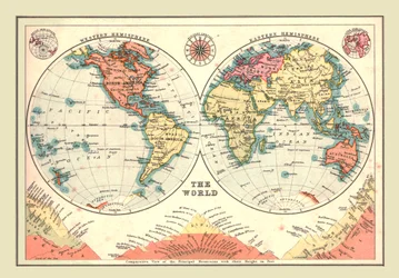 Die Welt in Hemisphären, 1902