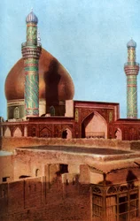 Die al-Askari-Moschee, Samarra, Irak, ca. 1930er Jahre