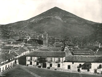 Die Stadt und der Berg, Potosi, Bolivien, 1895
