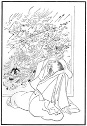 Der Tod von Kose no Hirotaka, 1886