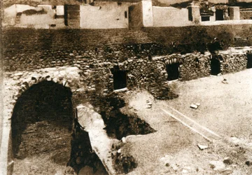 Die große Terrasse auf dem Criptoportico, Pompeji, Italien, ca. 1900er