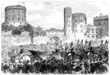 Die Hochzeit von Prinzessin Helena, Windsor Castle, 1866