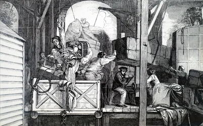 Der Transport von Fracht