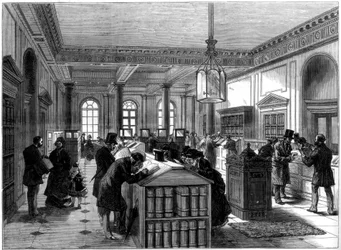 Das neue Testamentsregisterbüro, Somerset House, London, 1875
