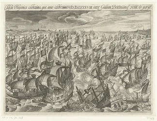 Das Sinken der spanischen Armada im Jahr 1588, 1601