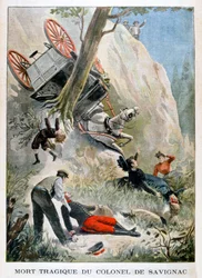 Der tragische Tod von Colonel de Savignac, 1901