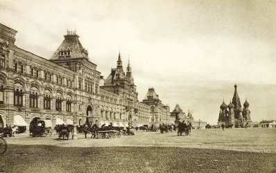 Die oberen Handelsreihen auf dem Roten Platz, Moskau, Russland, 1910er Jahre