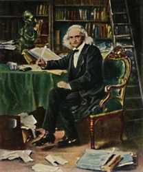 Theodor Mommsen 1817-1903 - Gemälde von Knaus, 1934
